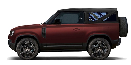 Land Rover Defender 2022 convertible.